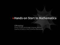 Screencast: Mathematica – Erste Schritte
