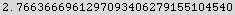 2.7663666961297093406279155104540