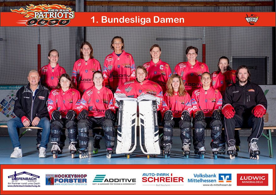 Damenmannschaft der Rhein Main Patriots 2022
