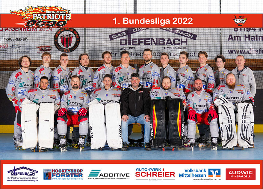 Herrenmannschaft der Rhein Main Patriots 2022