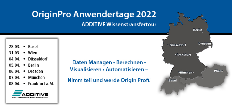 ADDITIVE Wissenstransfertour: Origin Anwendertage 2022