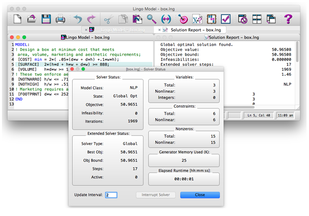 Kleines nicht-lineares Programm in Lingo auf einem Mac