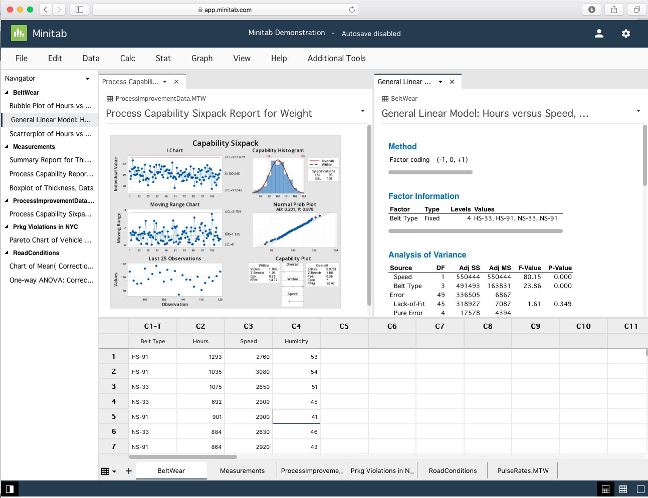 minitab express