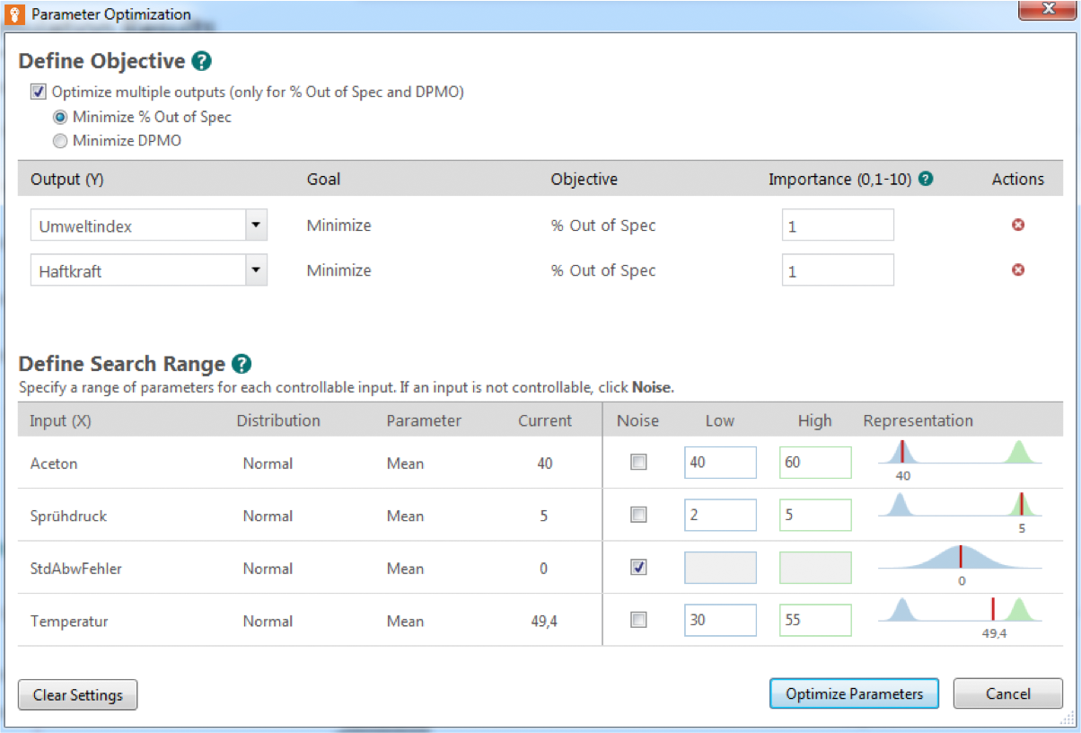 Prozess verbessern in Minitab Engage