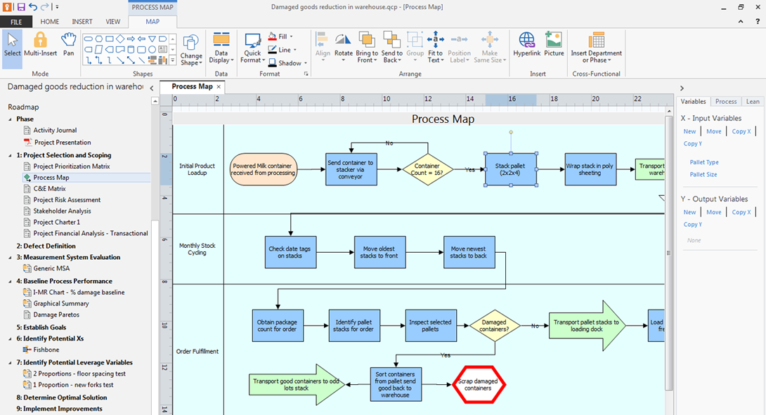 Screenshot von Minitab Engage