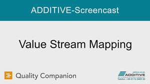 Quality Companion Screencast: Wertstromanalyse (Value Stream Mapping)