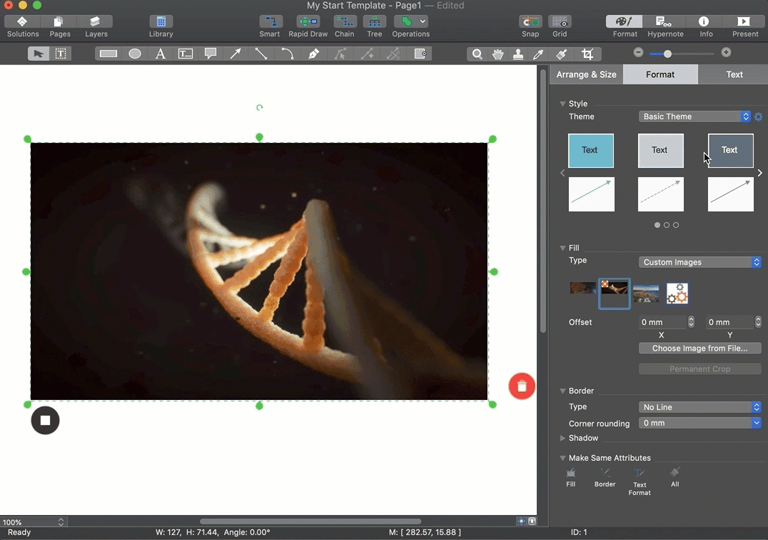 Import und Export von GIF-Animationen in ConceptDraw DIAGRAM 13