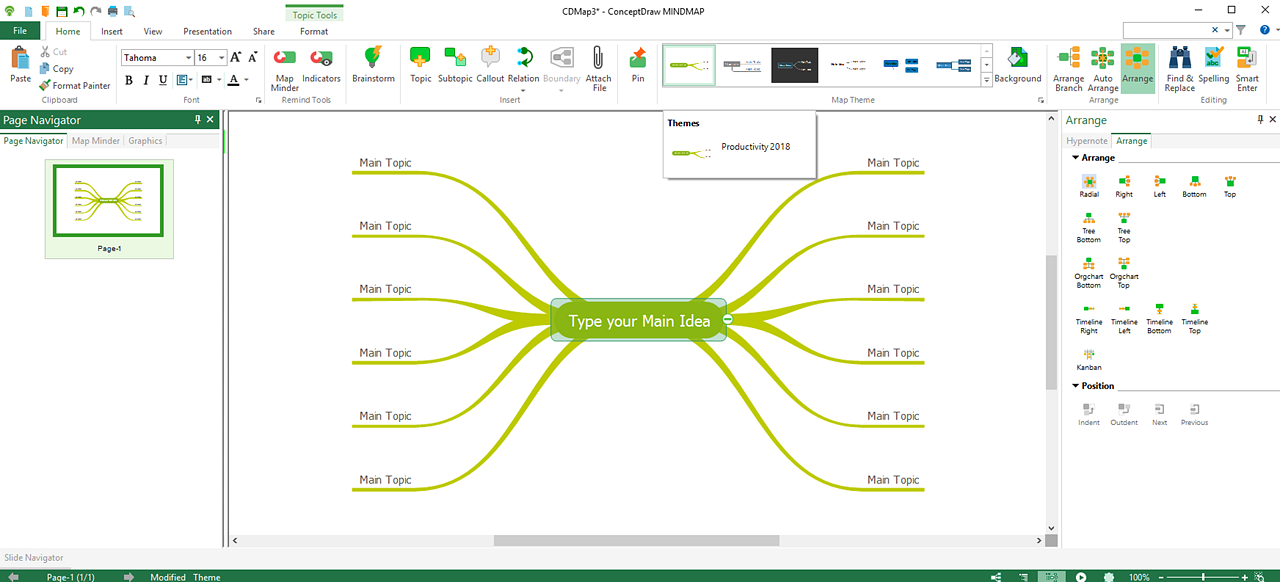 Tree Root Tails in ConceptDraw MINDMAP 10