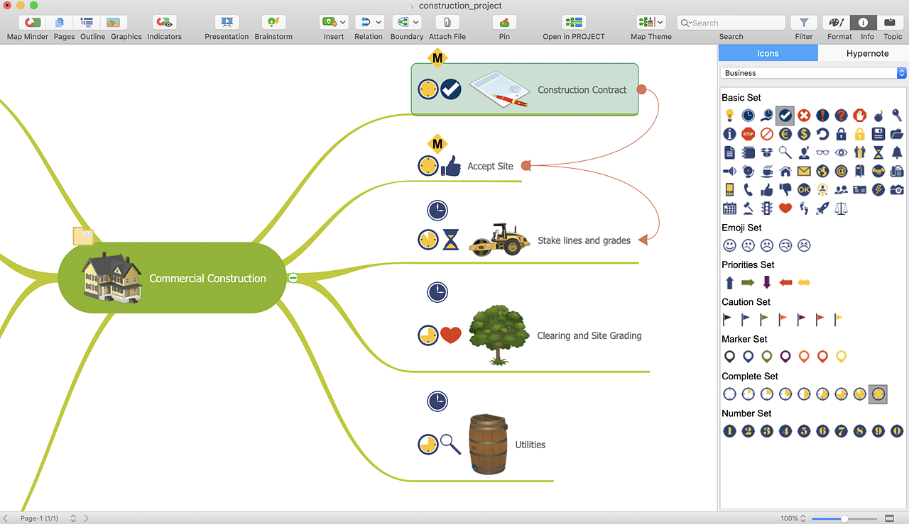 Visual Elements in ConceptDraw MINDMAP 10