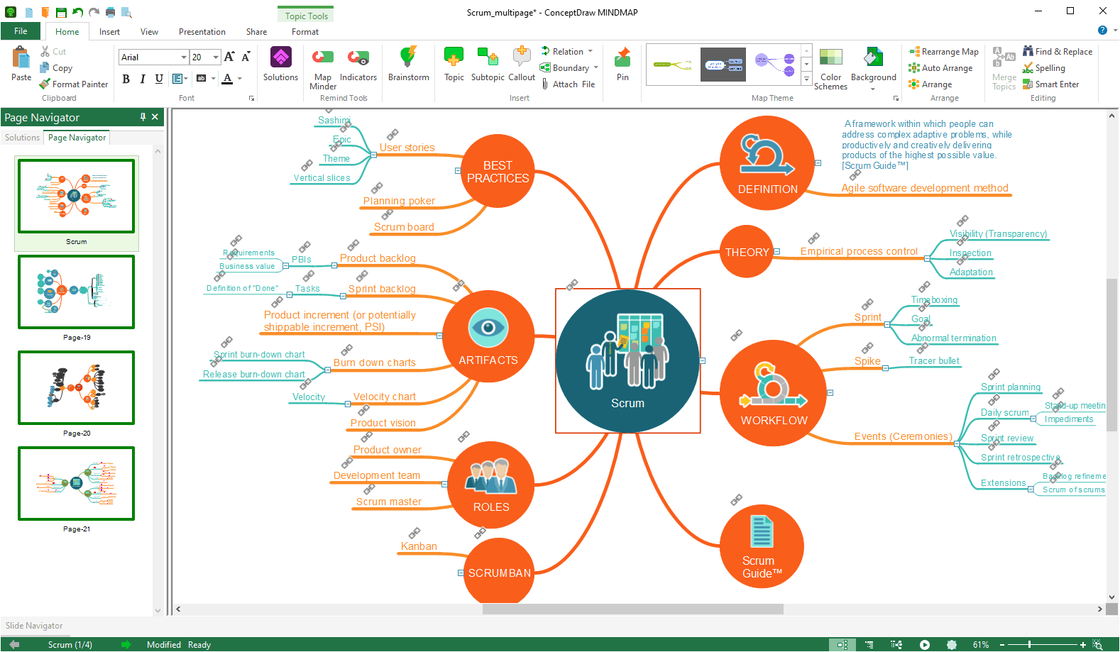 Word-Export in ConceptDraw MINDMAP 13