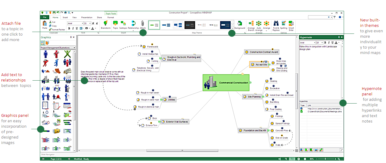 Overview of improvements and enhancements in ConceptDraw MINDMAP 9