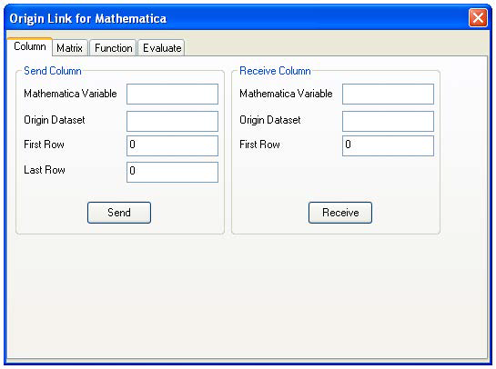 Origin Link for Mathematica