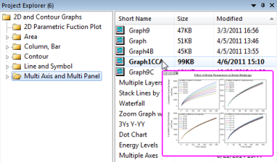 Graph Preview in Project Explorer