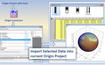 Origin 2019b: Verwenden von Origin-Projekten als Datenspeicher für Origin-Konnektoren