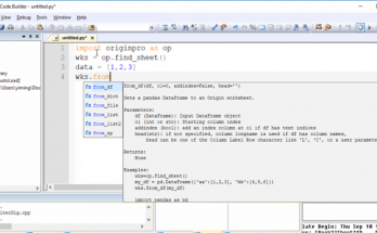 OriginPro/Origin 2021: Verbesserte Python-Unterstützung