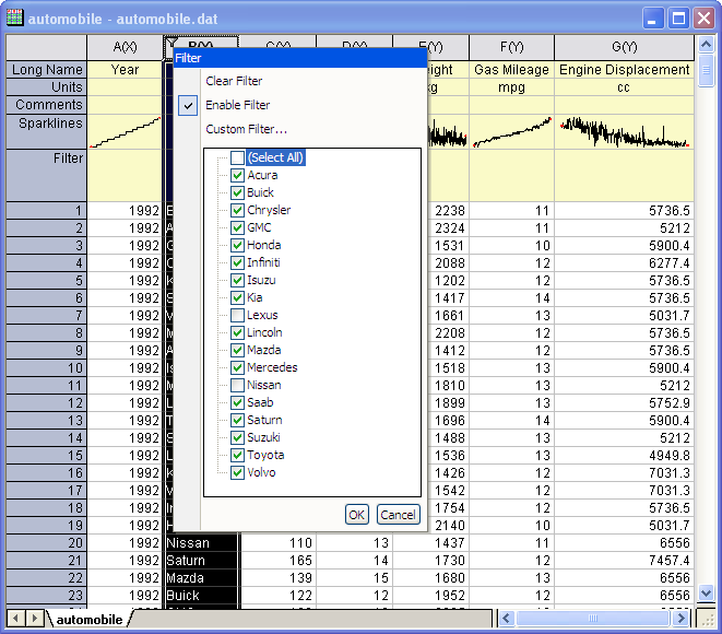 Datenfilter
