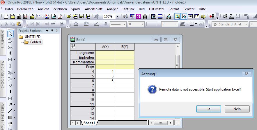 Remote data message