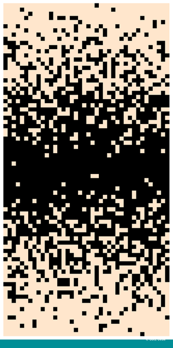 Folge 19: Zufällige 0-1 Platzierung, eine 'ungegenständliche Kunst'-Farb-Form-Simulation, Simulation nach Ellsworth Kelly
