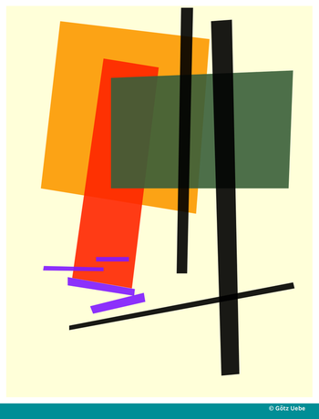 Folge 34: Imitation: Werk: ####, eine 'ungegenständliche Kunst'-Farb-Form-Simulation