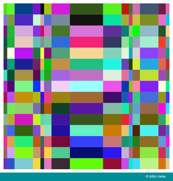 Folge 36: Ein Rechtecksparkett, eine Farb-Simulation 
