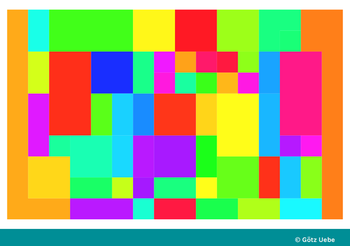 Folge 38: Tableau: Vierecke nach Paul Klee, George Korsmit u.a. eine Farb-und Form-Simulation