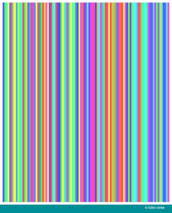 Folge 45: EEine Streifen Simulation, eine 'ungegenständliche Kunst'-Farb-und Form-Simulation nach ###, so. 43