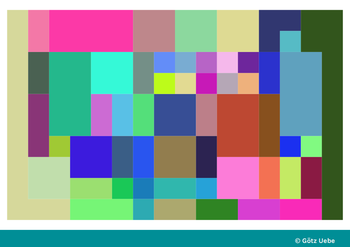Folge 48: Ein drei-Rechtecksparkett, eine Farb-und Form-Simulation, vgl.38