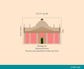 Folge 66: Ein lückenlos überdecktes Feld von Zufallsflächen, eine 'ungegenständliche Kunst'-Farb-und Form-Simulation