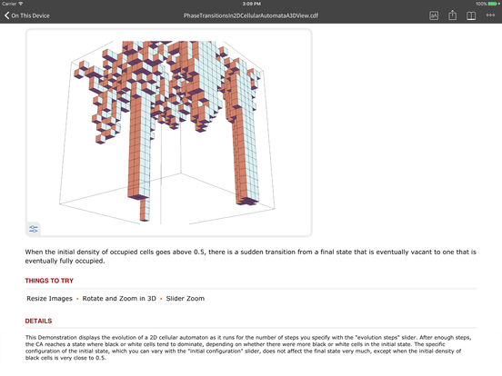 Wolfram Player App auf dem iPad