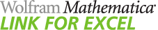 Logo Wolfram Mathematica Link for Excel