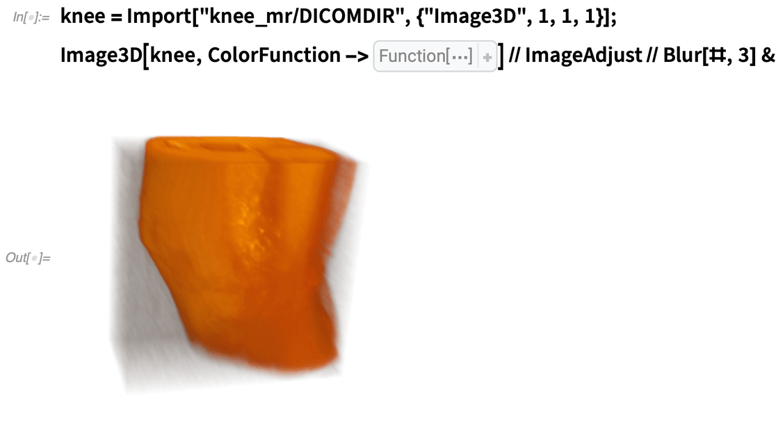 Der Befehl 'Image3D' dient zur Repräsentation eines 3D-Bildes